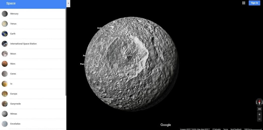 Google Maps Ahora Te Permite Explorar 17 Planetas