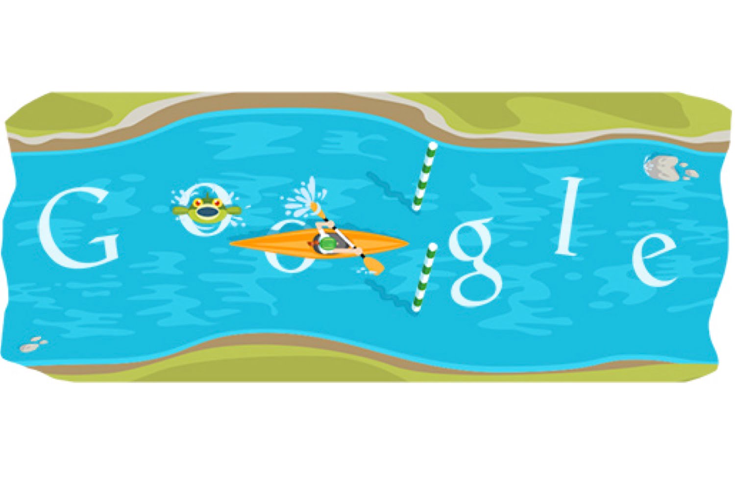 google slalom canoe 2012, google slalom canoe