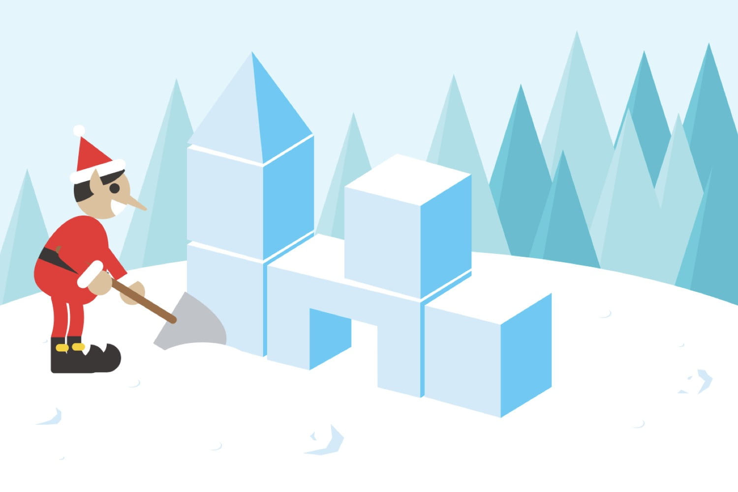 snowbox, zona nevada de pruebas