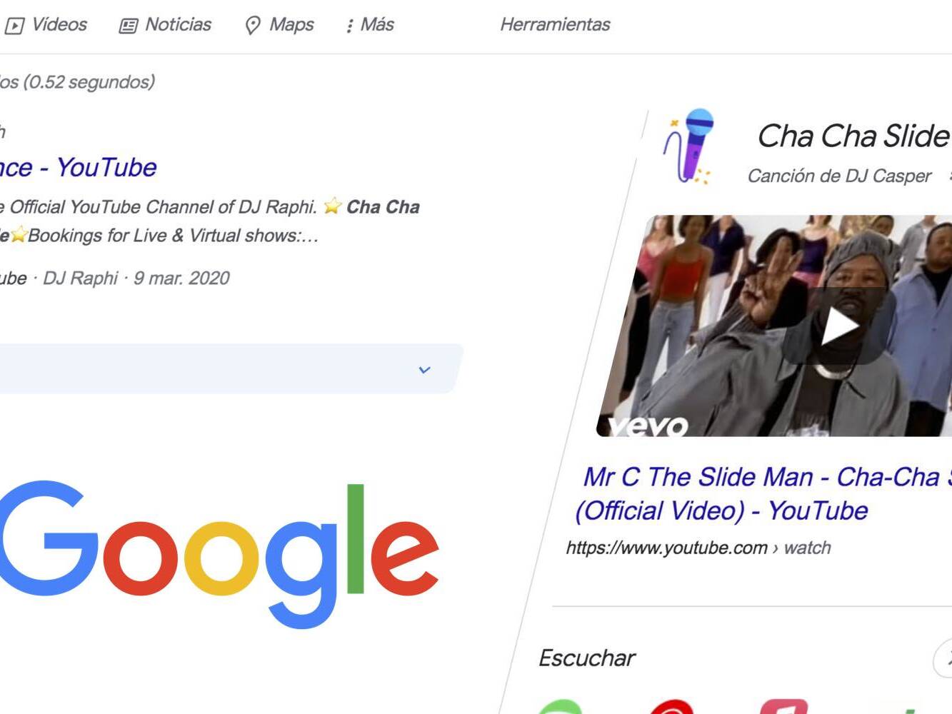 cha cha slide, cha cha slide google